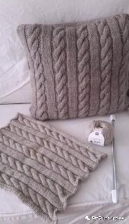 針織作品 30款簡單優雅的抱枕,你也能做出來
